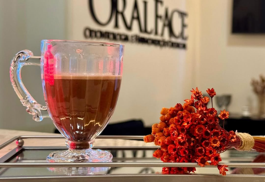 Detalhe de acolhimento no ambiente da Oral Face